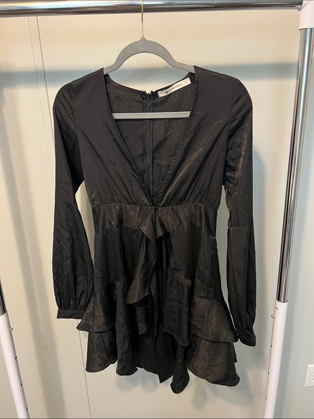 Long Sleeve Black Dress